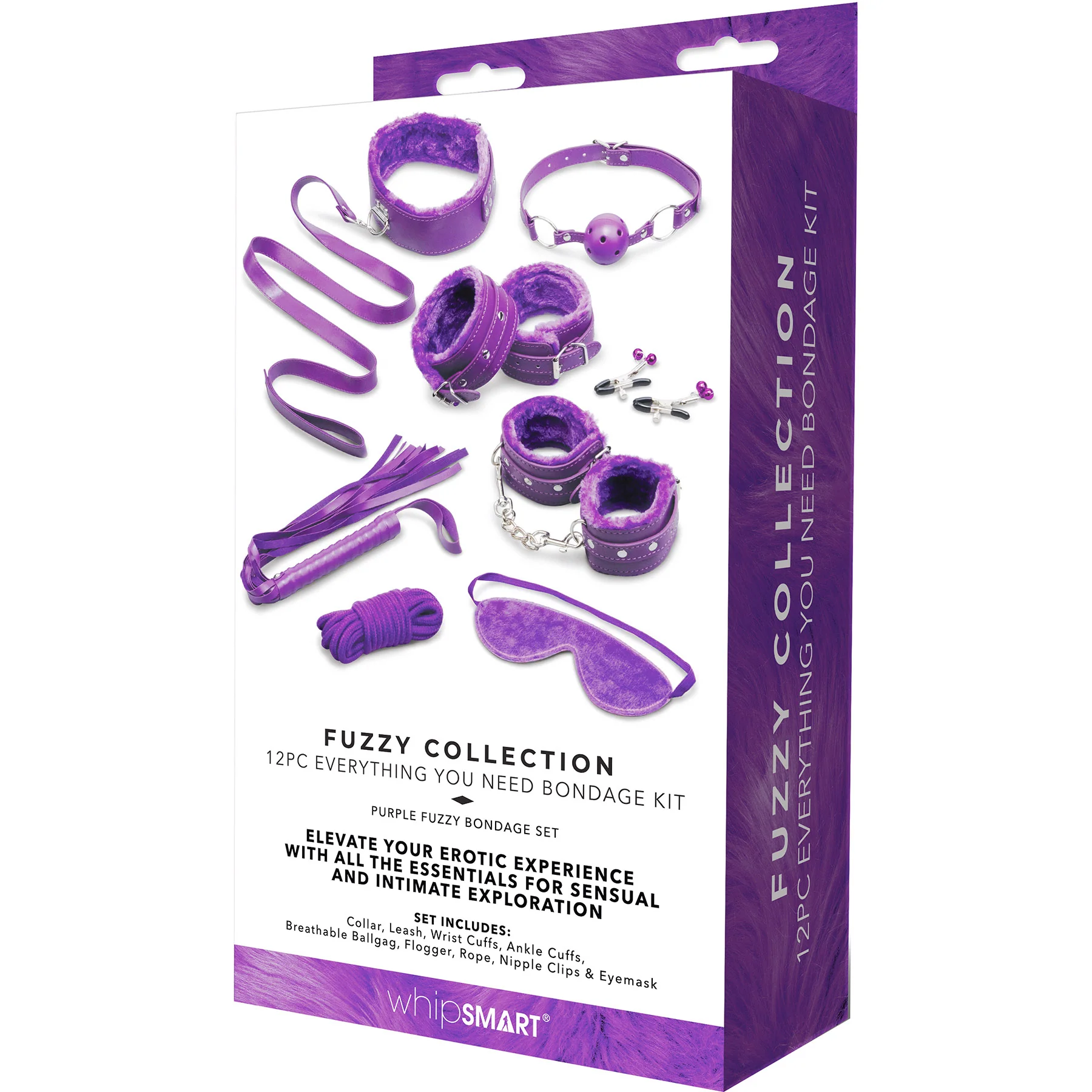 Whipsmart Fuzzy Collection 12 Piece Everything You Need Bondage Kit - Image 3