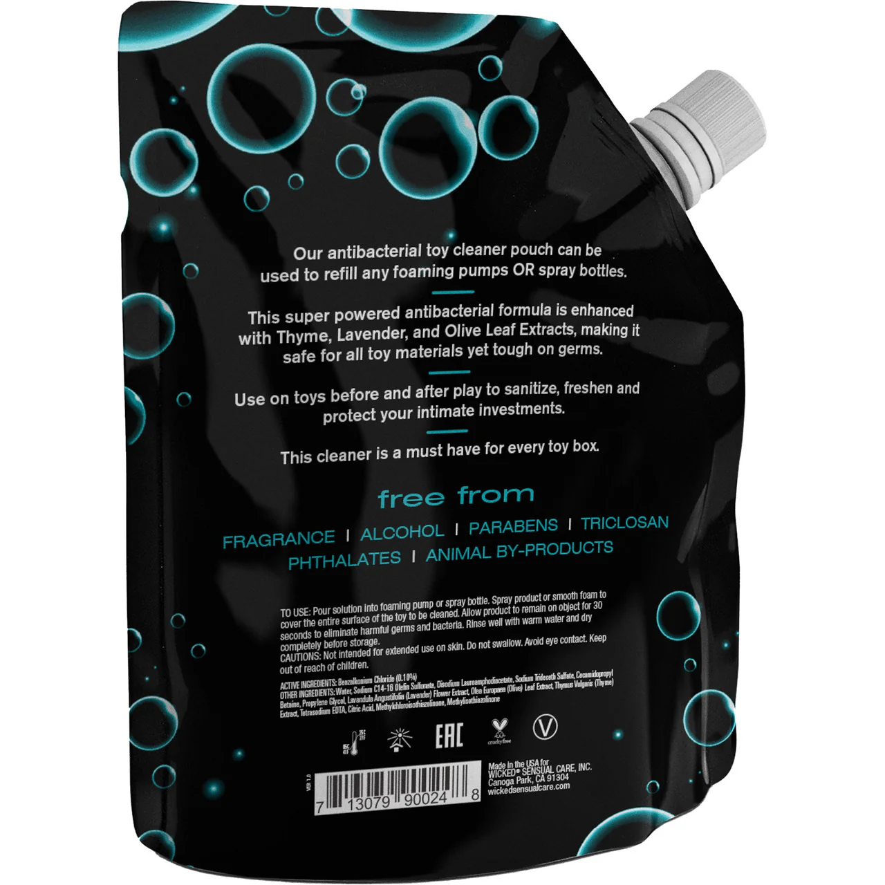 Wicked Foaming & Spray Toy Cleaner Refill 24 fl oz - Image 2