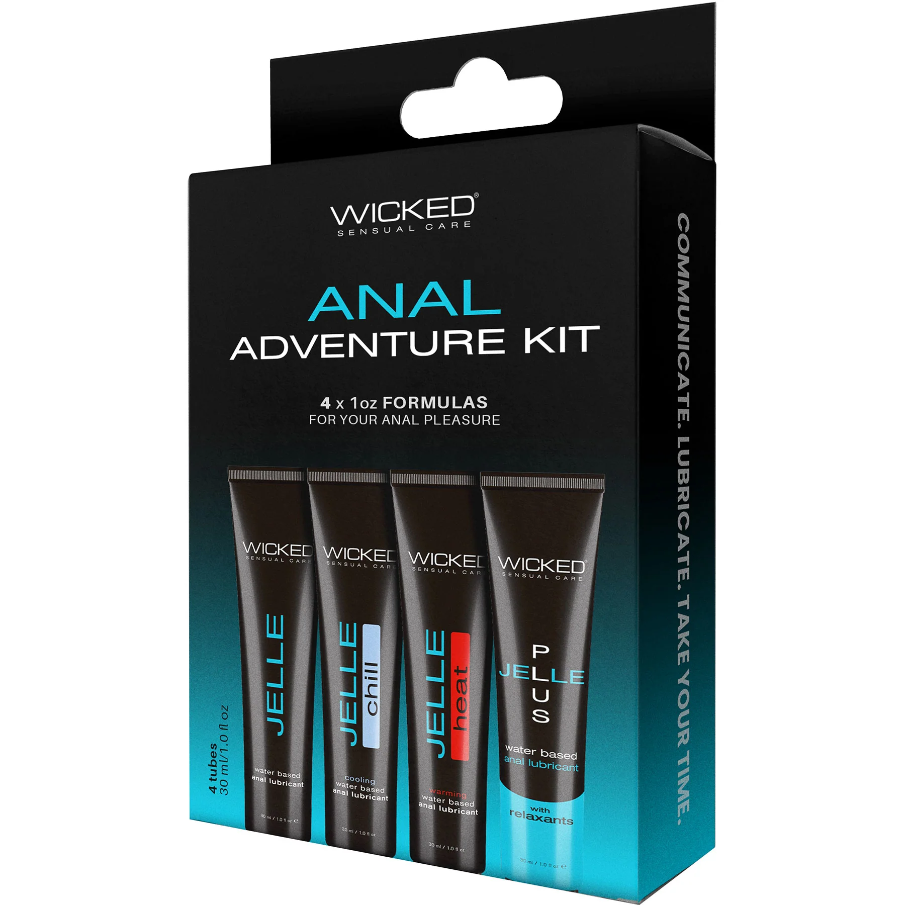 Wicked Sensual Anal Adventure Lube Kit With Four Formulas - Image 2