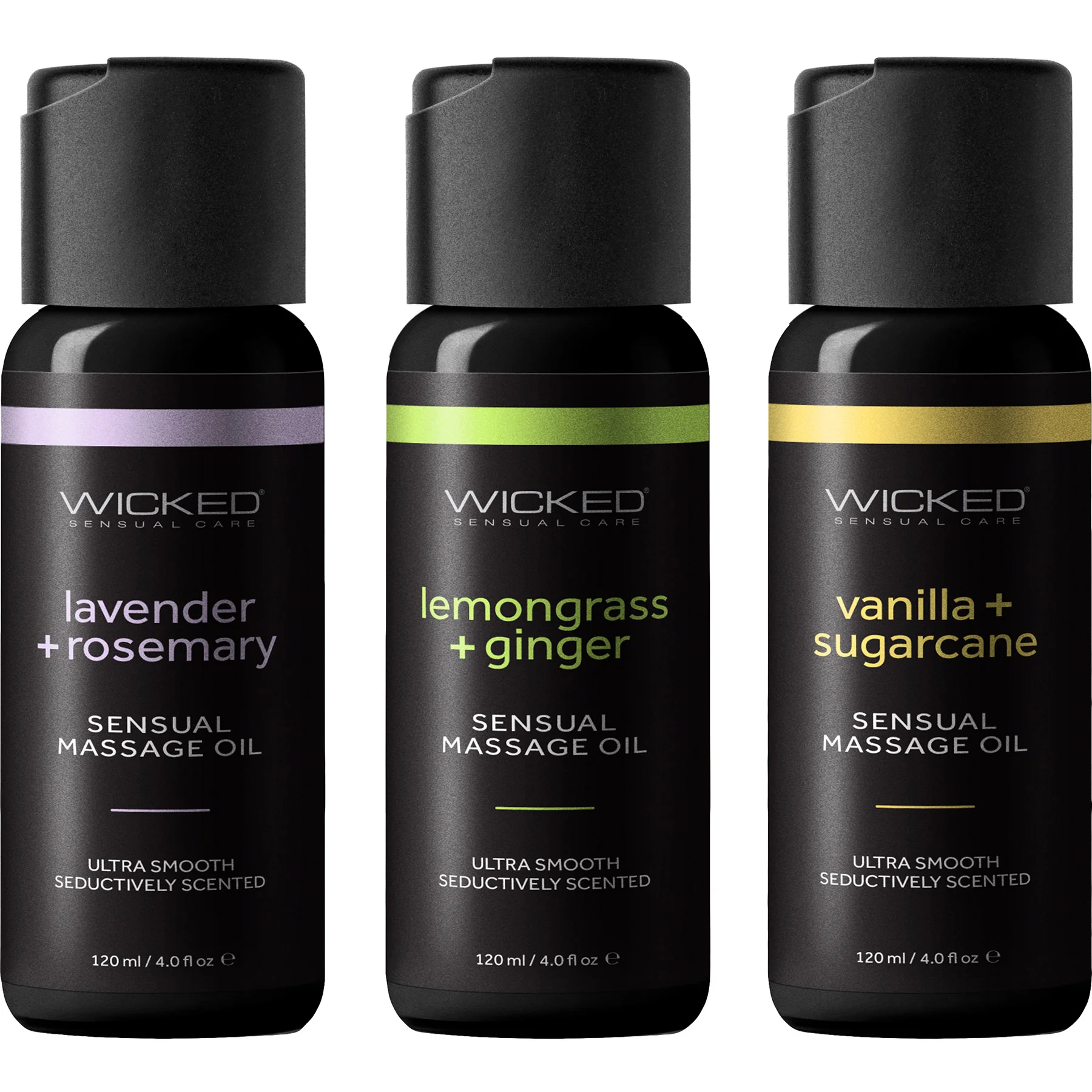Wicked Vanilla + Sugarcane Sensual Massage Oil 4 fl oz - Image 3