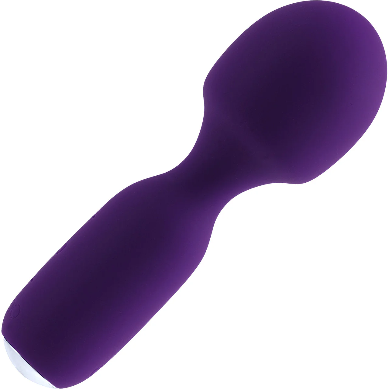 WINI Rechargeable Silicone Waterproof Mini Wand Vibrator By VeDO - Deep Purple - Image 3