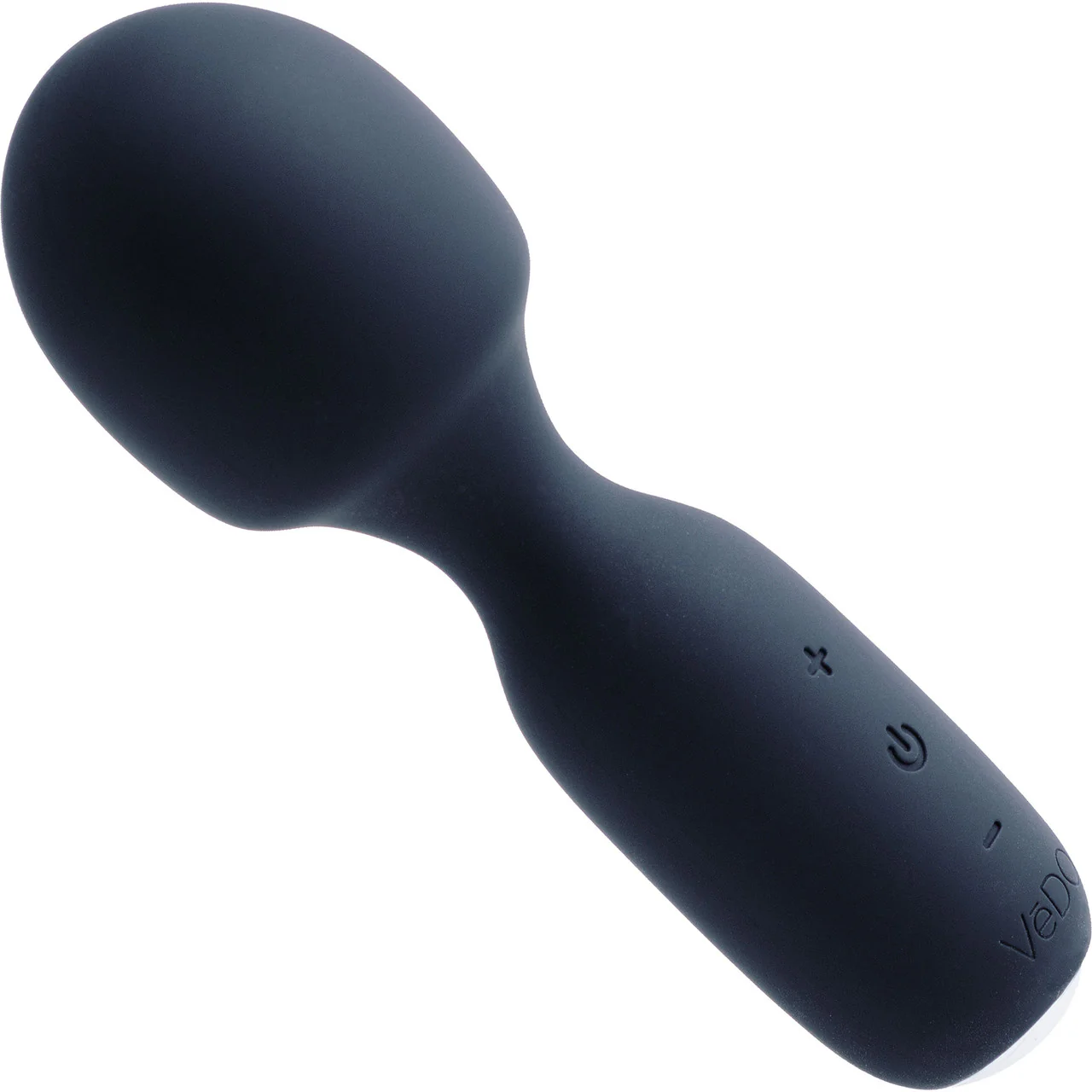 WINI Rechargeable Silicone Waterproof Mini Wand Vibrator By VeDO - Just Black - Image 2