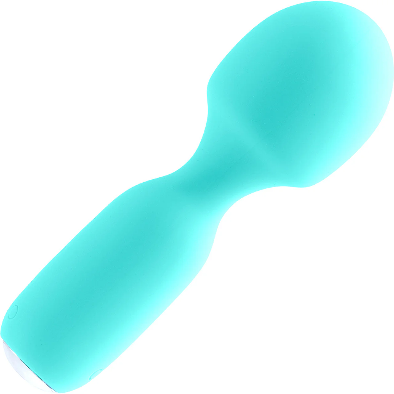 WINI Rechargeable Silicone Waterproof Mini Wand Vibrator By VeDO - Tease Me Turquoise - Image 3