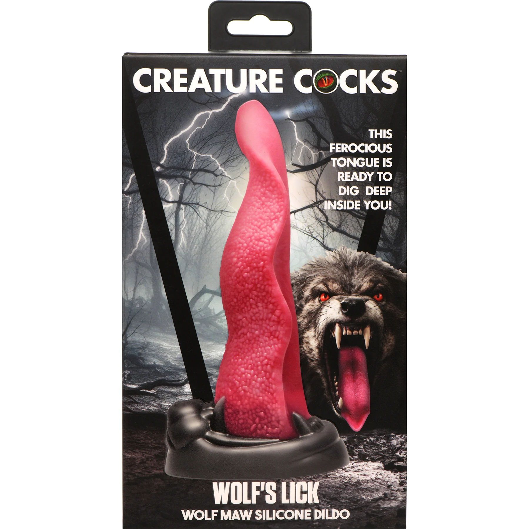Wolf's Lick Wolf Maw 7" Silicone Fantasy Dildo By Creature Cocks - Image 19