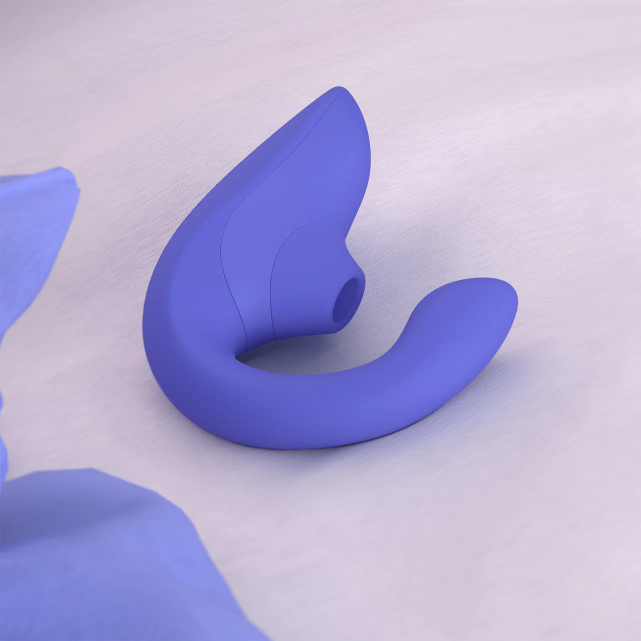 Womanizer Blend Dual Stimulation Vibrator Featuring Pleasure Air Technology - Vibrant Blue - Image 22