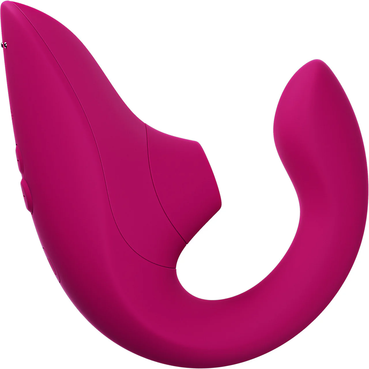 Womanizer Blend Dual Stimulation Vibrator Featuring Pleasure Air Technology - Vibrant Pink - Image 10