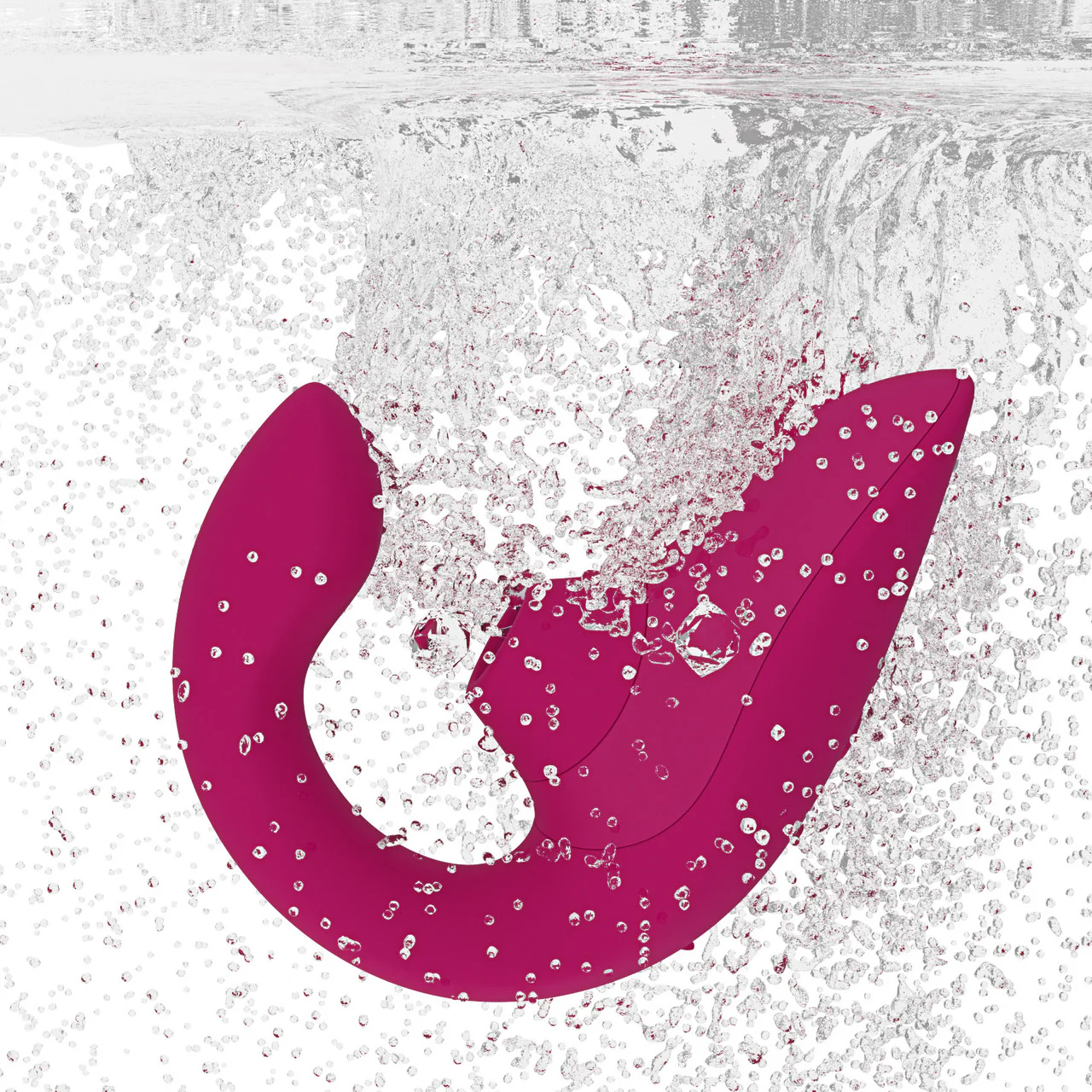 Womanizer Blend Dual Stimulation Vibrator Featuring Pleasure Air Technology - Vibrant Pink - Image 14