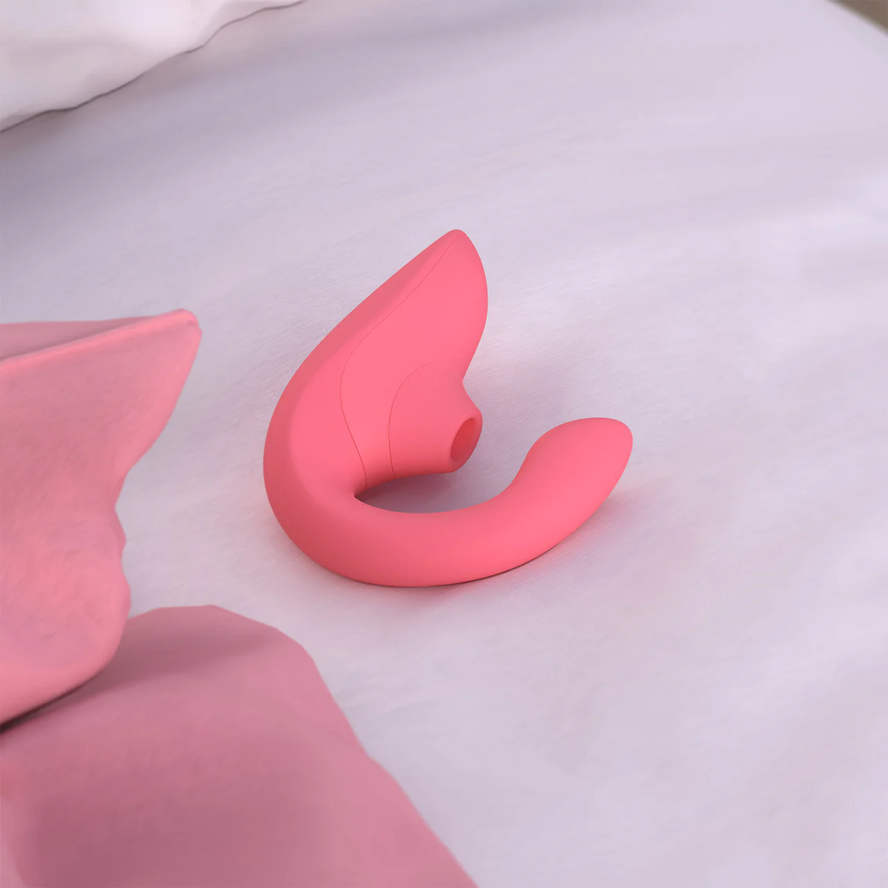 Womanizer Blend Dual Stimulation Vibrator Featuring Pleasure Air Technology - Vibrant Rose - Image 22