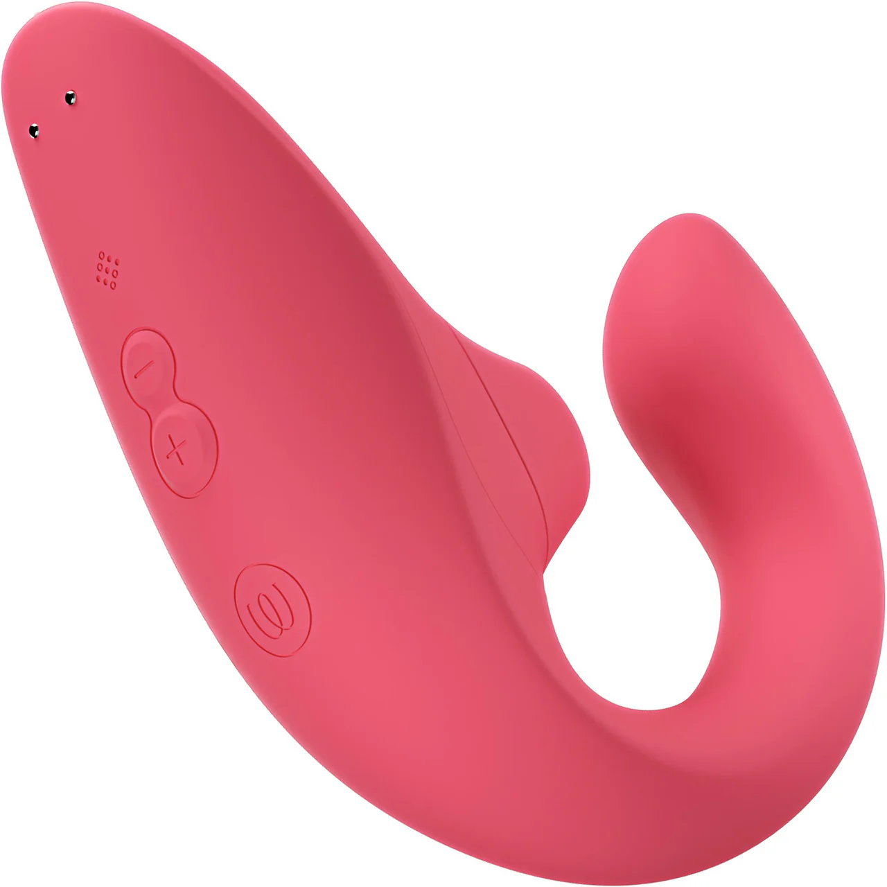 Womanizer Blend Dual Stimulation Vibrator Featuring Pleasure Air Technology - Vibrant Rose - Image 6