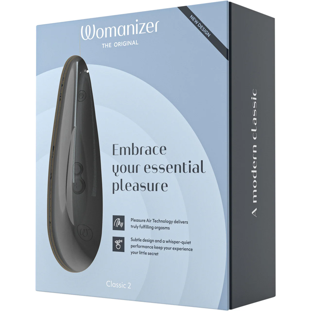 Womanizer Classic 2 Pleasure Air Clitoral Stimulator - Black - Image 10