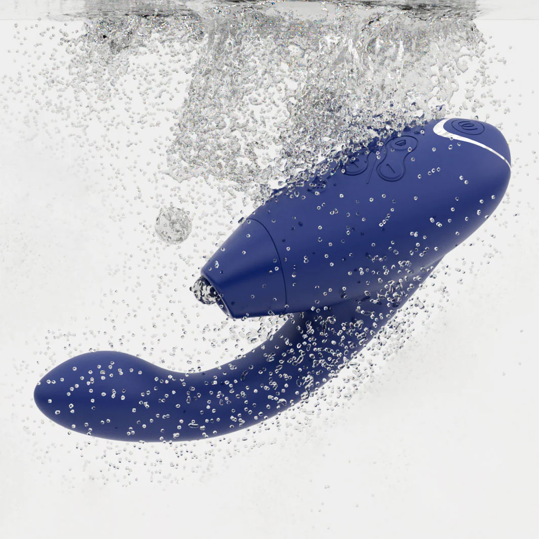 Womanizer DUO 2 Silicone Pleasure Air Clitoral & G-Spot Stimulator - Blueberry - Image 11