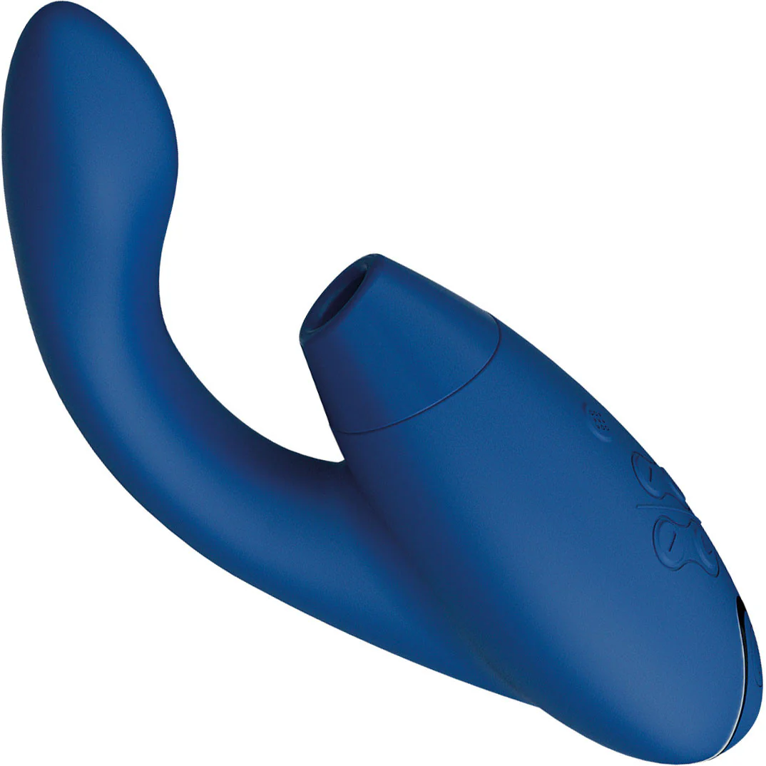 Womanizer DUO 2 Silicone Pleasure Air Clitoral & G-Spot Stimulator - Blueberry - Image 2