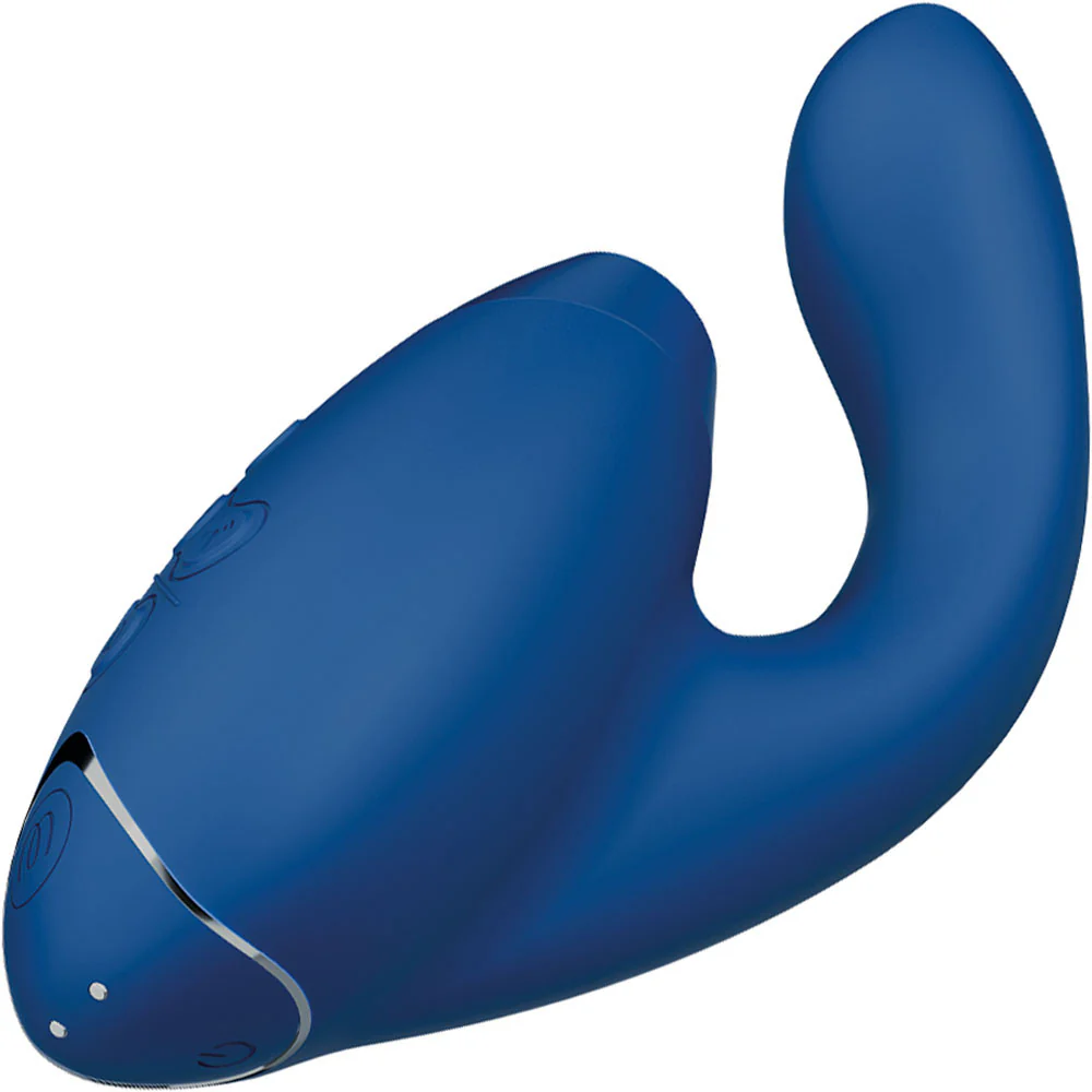 Womanizer DUO 2 Silicone Pleasure Air Clitoral & G-Spot Stimulator - Blueberry - Image 3