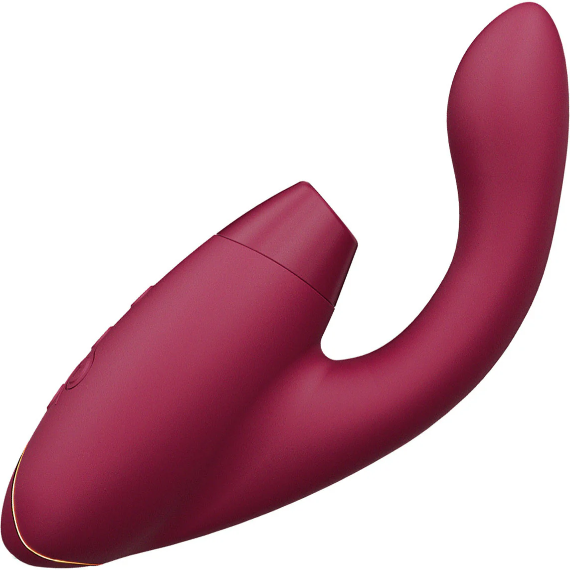 Womanizer DUO 2 Silicone Pleasure Air Clitoral & G-Spot Stimulator - Bordeaux - Image 5