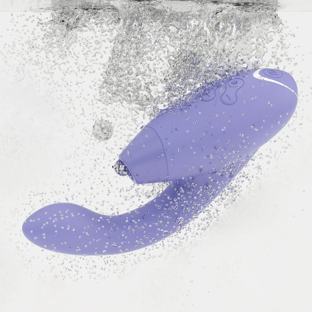 Womanizer DUO 2 Silicone Pleasure Air Clitoral & G-Spot Stimulator - Lilac - Image 12