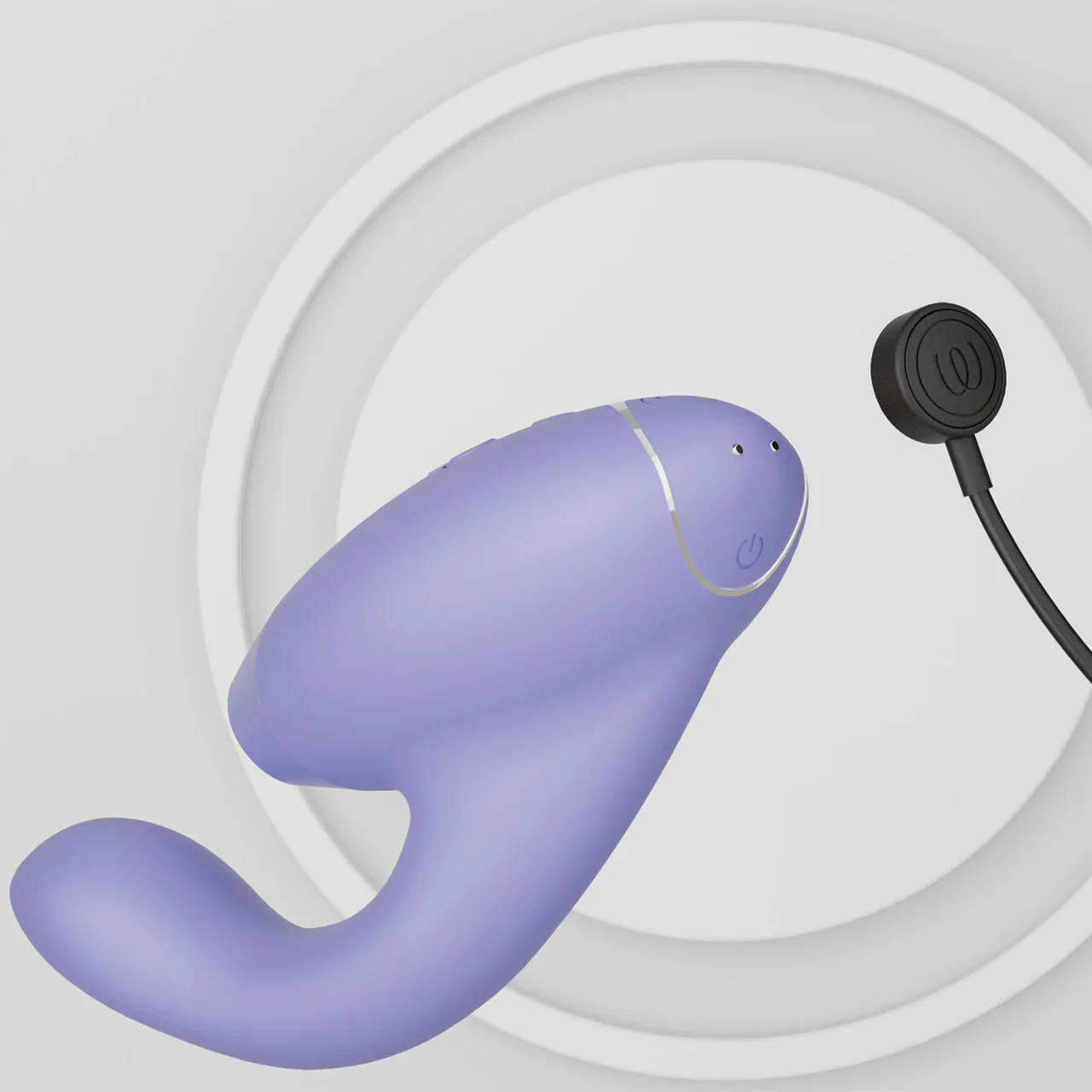 Womanizer DUO 2 Silicone Pleasure Air Clitoral & G-Spot Stimulator - Lilac - Image 14