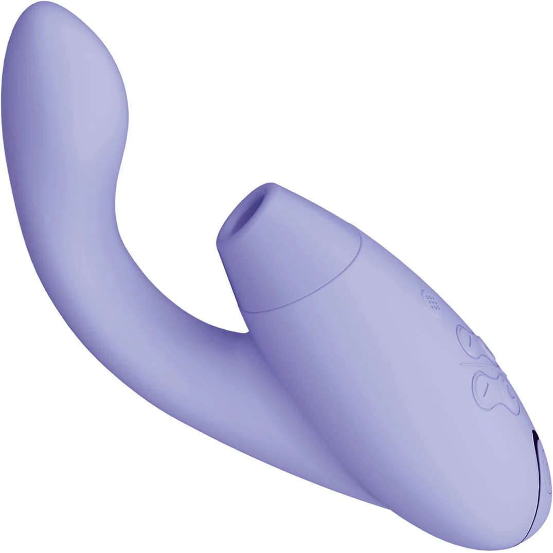 Womanizer DUO 2 Silicone Pleasure Air Clitoral & G-Spot Stimulator - Lilac - Image 2