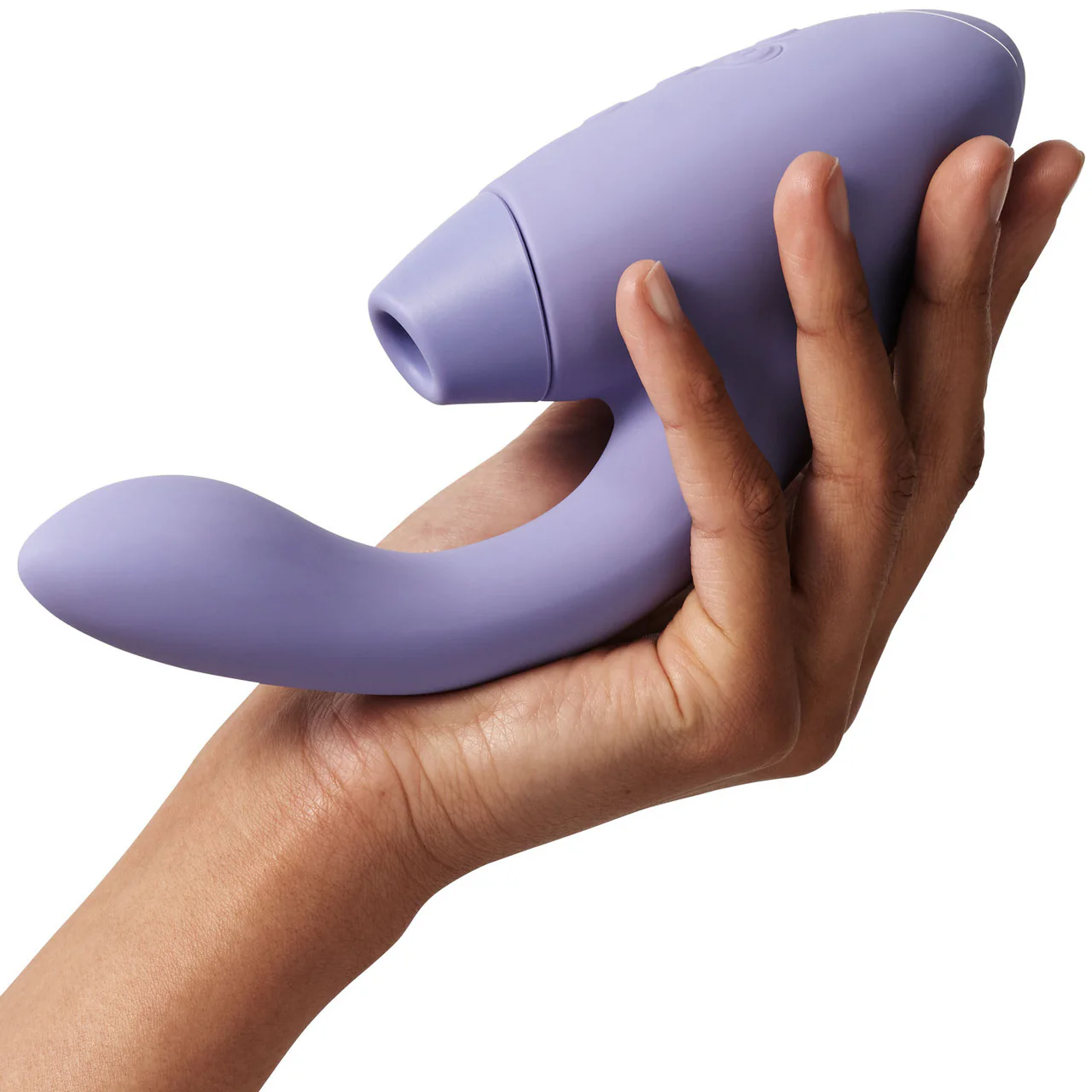 Womanizer DUO 2 Silicone Pleasure Air Clitoral & G-Spot Stimulator - Lilac - Image 6