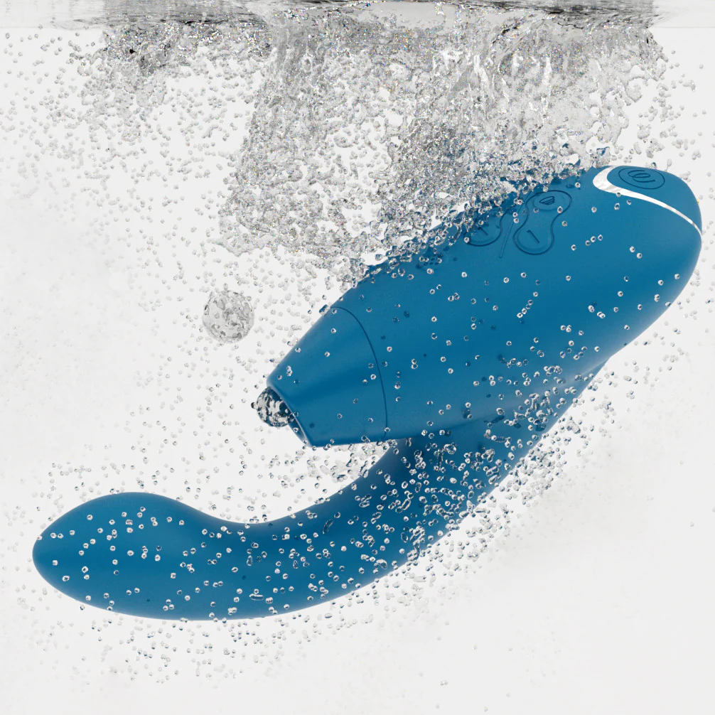 Womanizer DUO 2 Silicone Pleasure Air Clitoral & G-Spot Stimulator - Petrol - Image 11