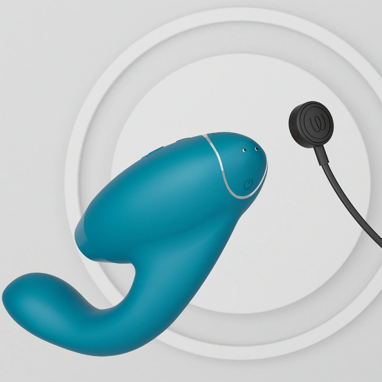 Womanizer DUO 2 Silicone Pleasure Air Clitoral & G-Spot Stimulator - Petrol - Image 13