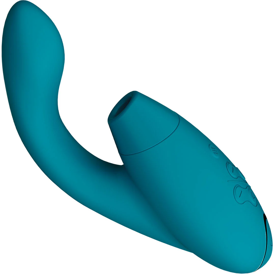 Womanizer DUO 2 Silicone Pleasure Air Clitoral & G-Spot Stimulator - Petrol - Image 2