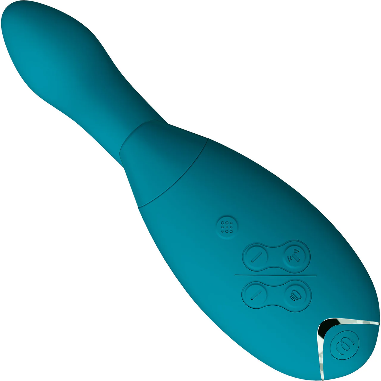 Womanizer DUO 2 Silicone Pleasure Air Clitoral & G-Spot Stimulator - Petrol - Image 4