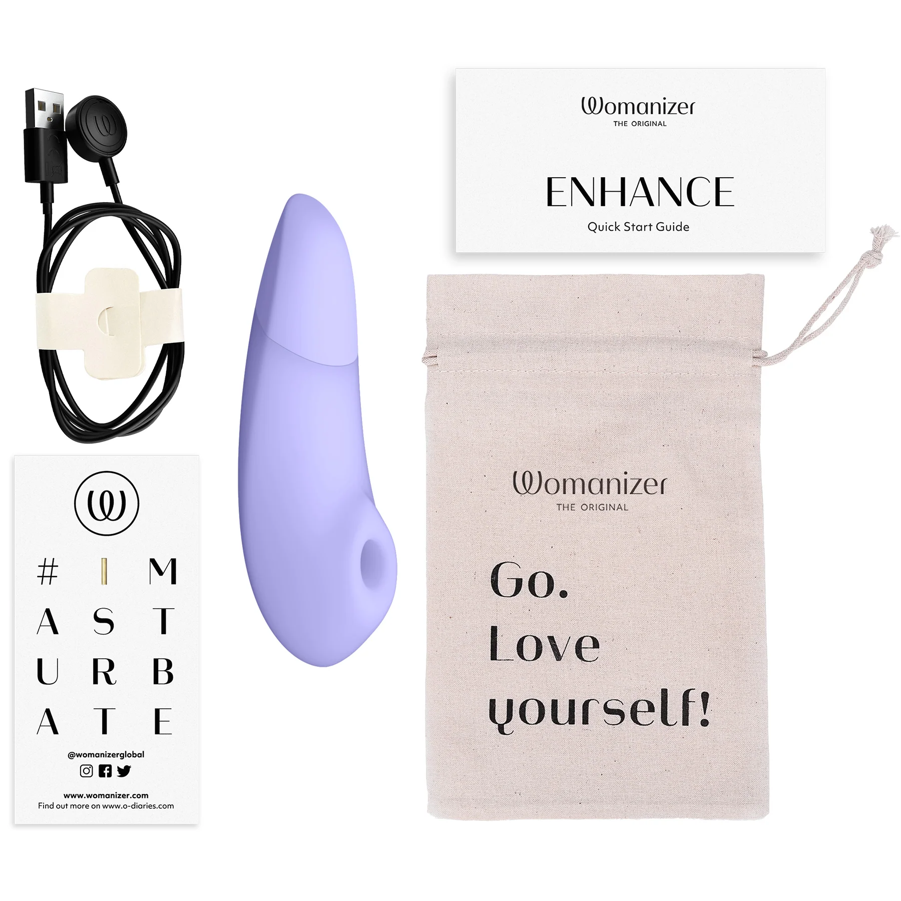 Womanizer Enhance Pleasure Air Clitoral Stimulator With Vibration - Image 33