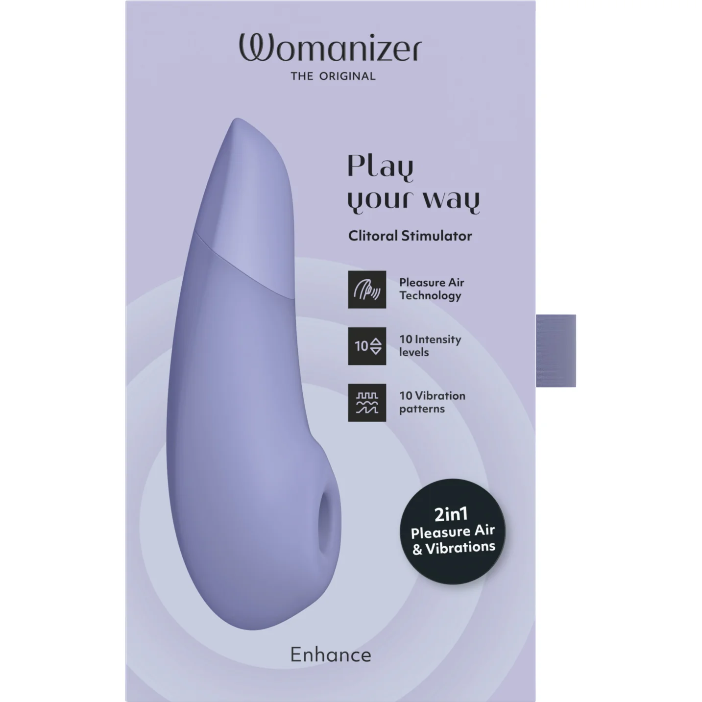 Womanizer Enhance Pleasure Air Clitoral Stimulator With Vibration - Image 37
