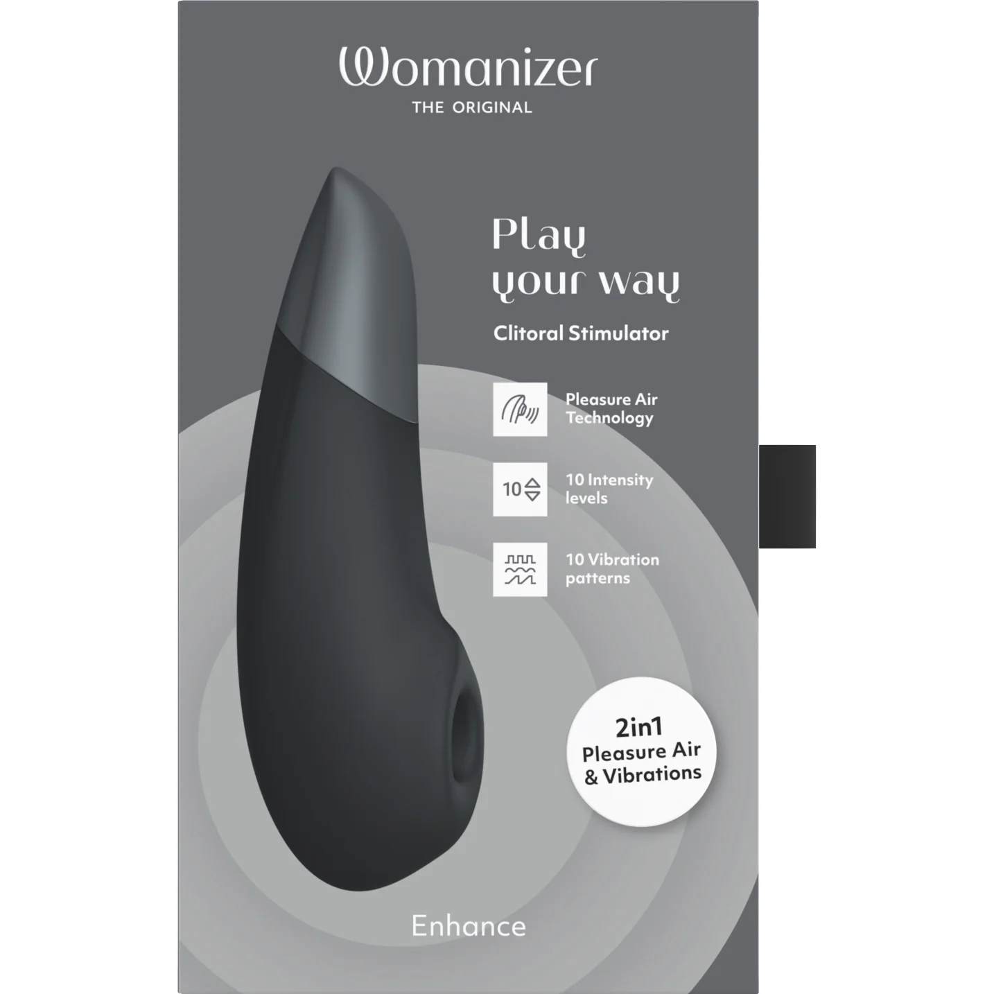 Womanizer Enhance Pleasure Air Clitoral Stimulator With Vibration - Image 56