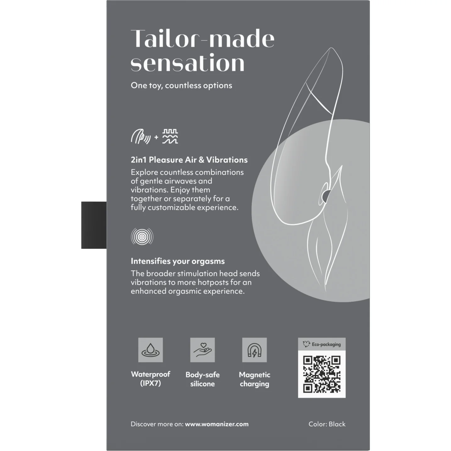 Womanizer Enhance Pleasure Air Clitoral Stimulator With Vibration - Image 57
