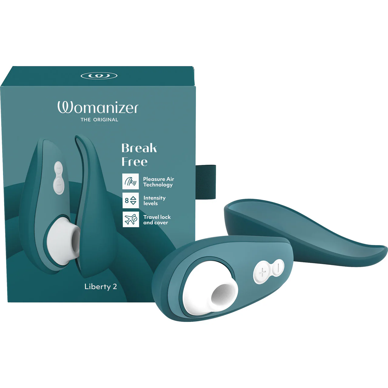 Womanizer Liberty 2 Pleasure Air Clitoral Stimulator - Dark Petrol - Image 11