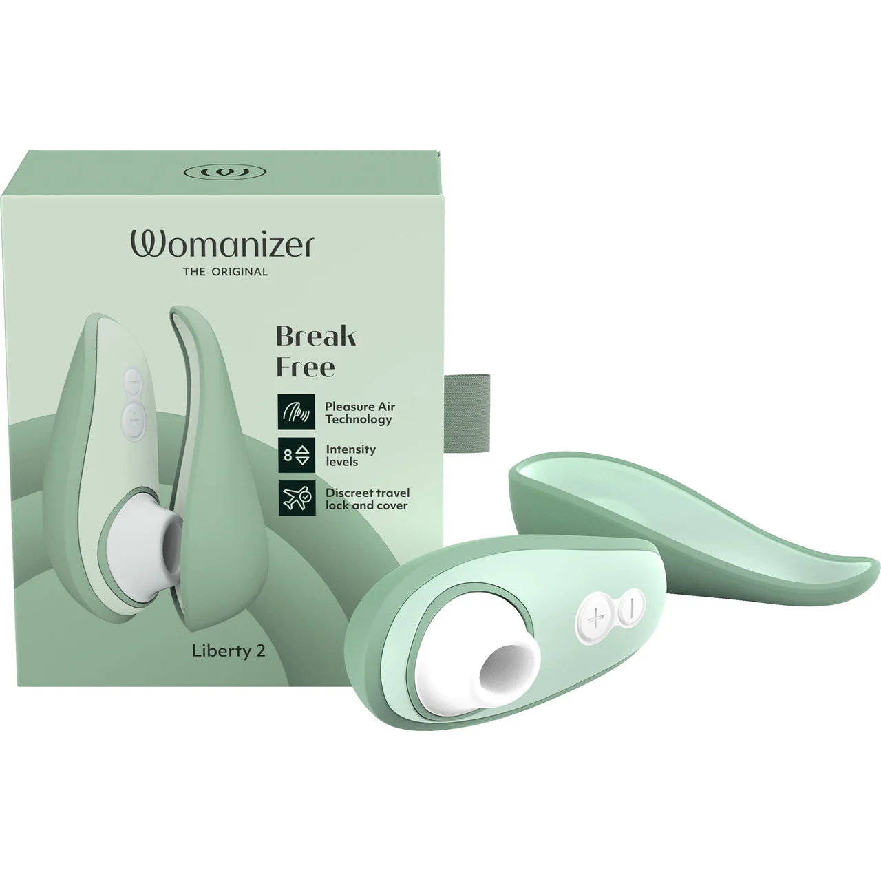 Womanizer Liberty 2 Pleasure Air Clitoral Stimulator - Sage - Image 11