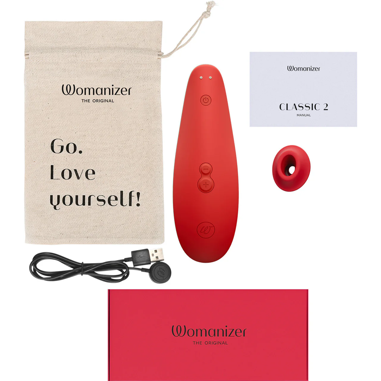 Womanizer Marilyn Monroe Special Edition Pleasure Air Clitoral Stimulator - Vivid Red - Image 11