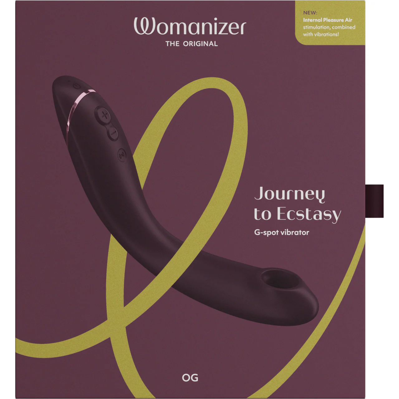 Womanizer OG Pleasure Air G-Spot Stimulator With Vibration - Aubergine - Image 21