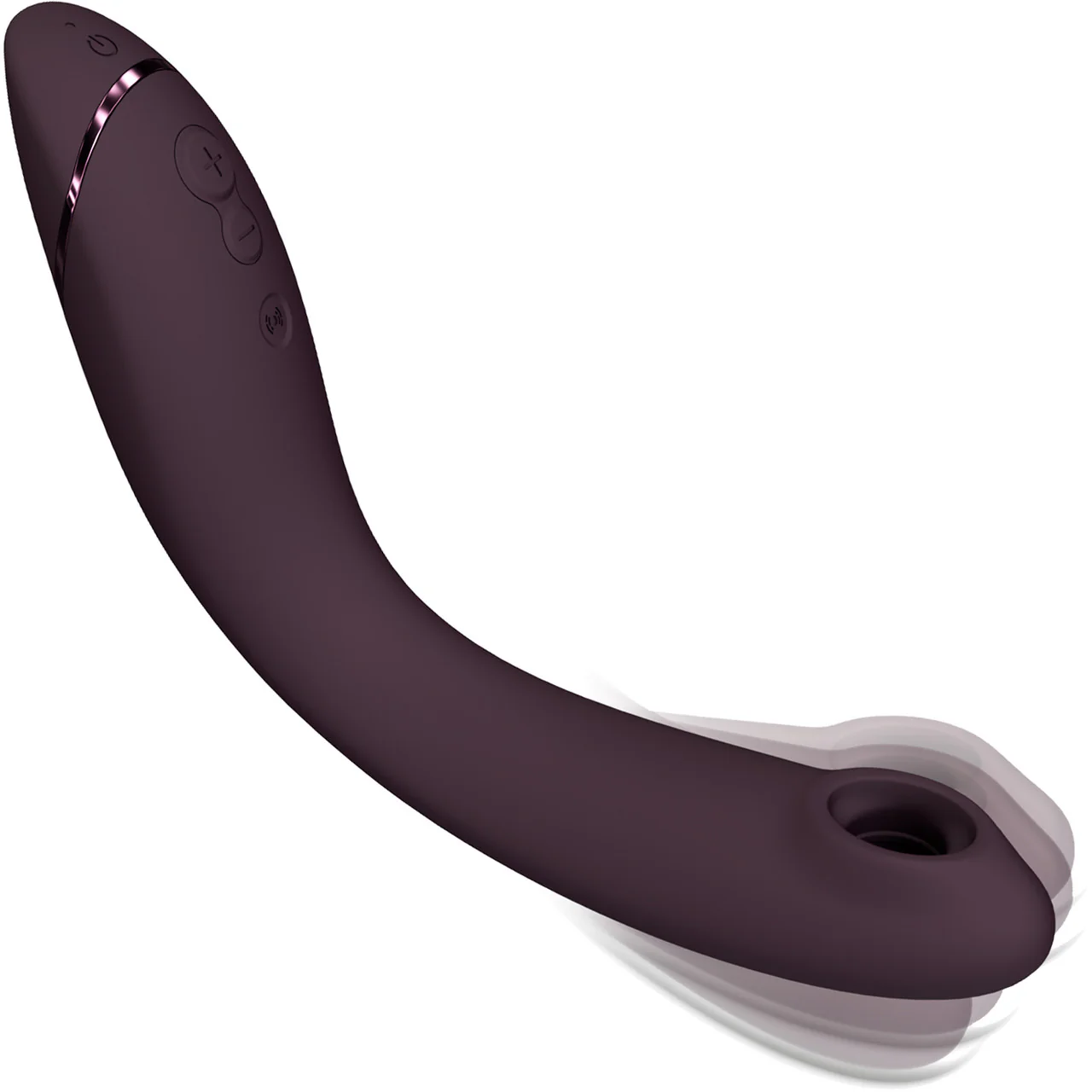 Womanizer OG Pleasure Air G-Spot Stimulator With Vibration - Aubergine - Image 5