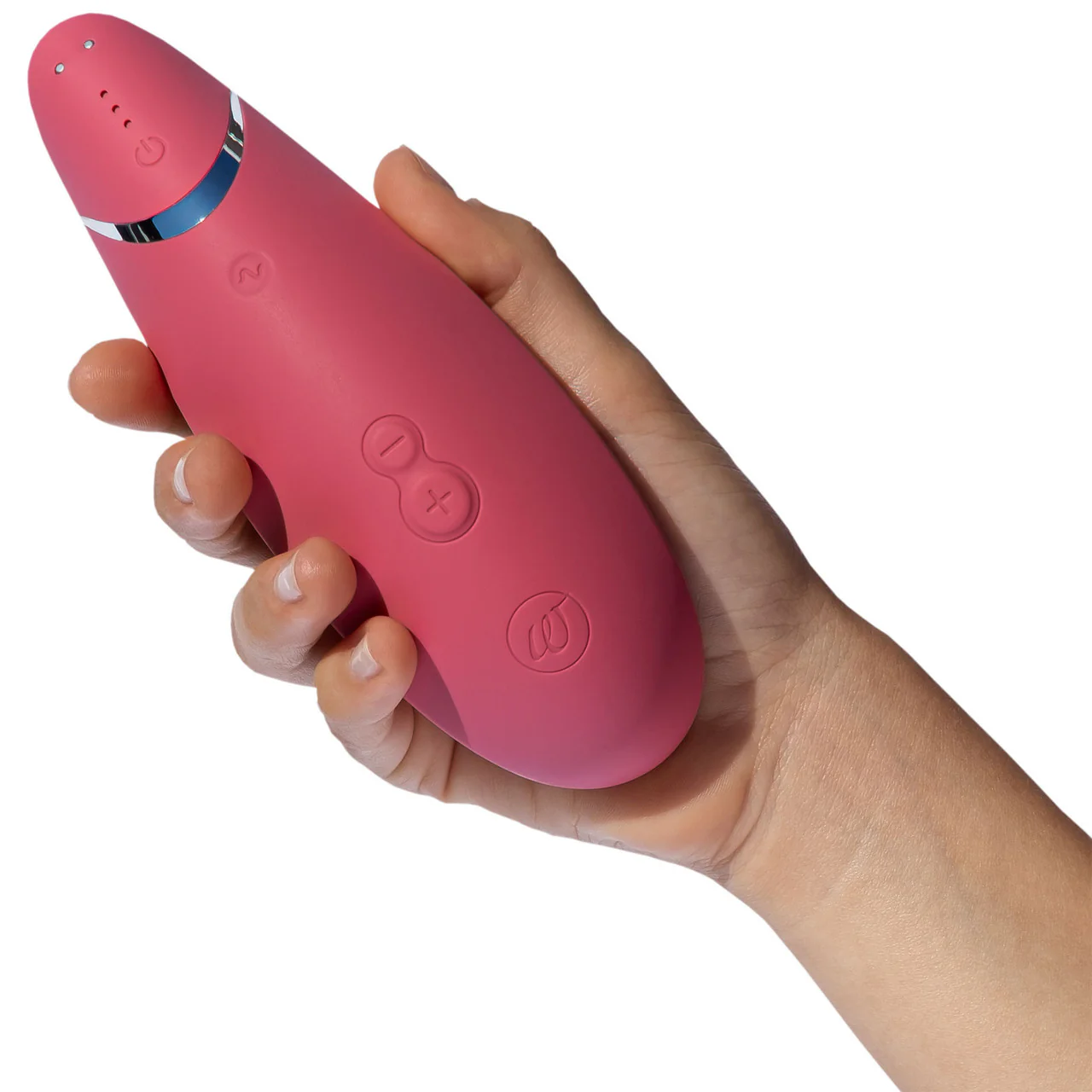 Womanizer Premium 2 Pleasure Air Clitoral Stimulator - Raspberry - Image 7