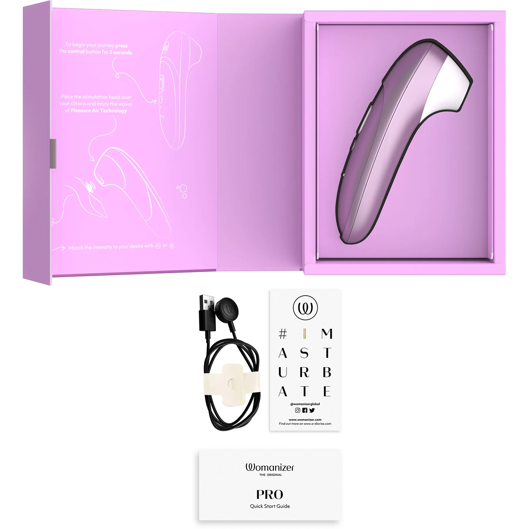 Womanizer Pro Pleasure Air Clitoral Stimulator - Image 11