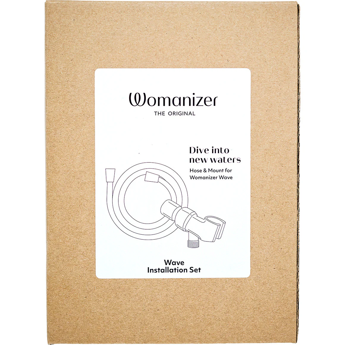 Womanizer Wave Chrome Shower Hose & Shower Arm Mount Set - Image 2