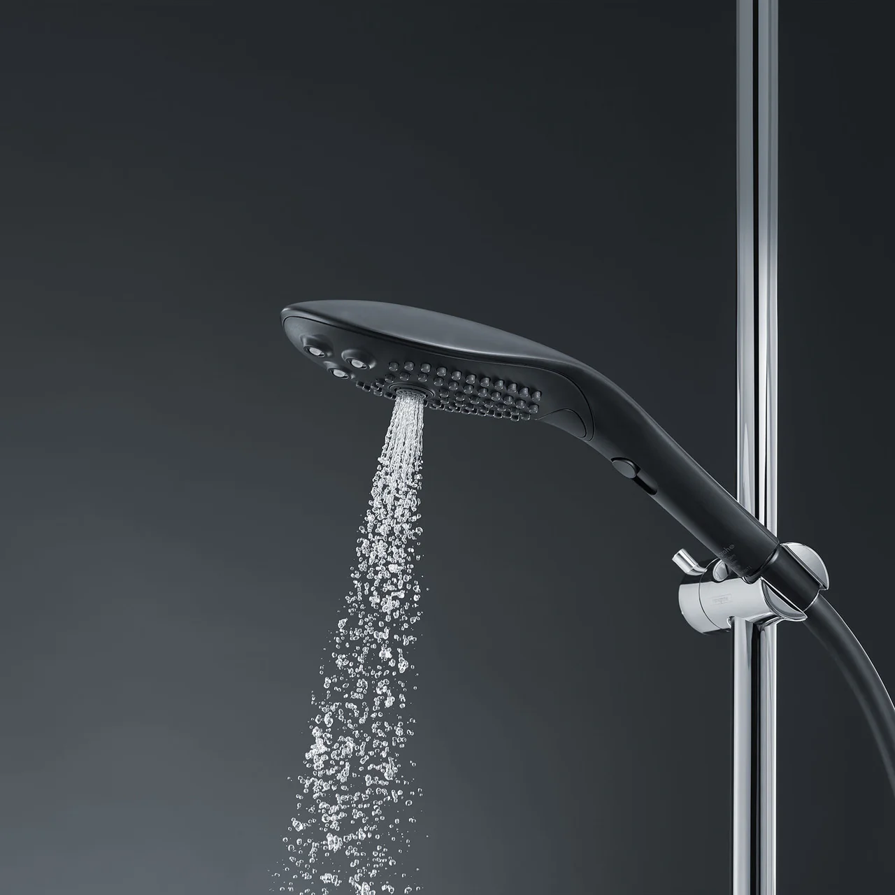 Womanizer Wave Shower Head & Water Massage Clitoral Stimulator - Black - Image 12