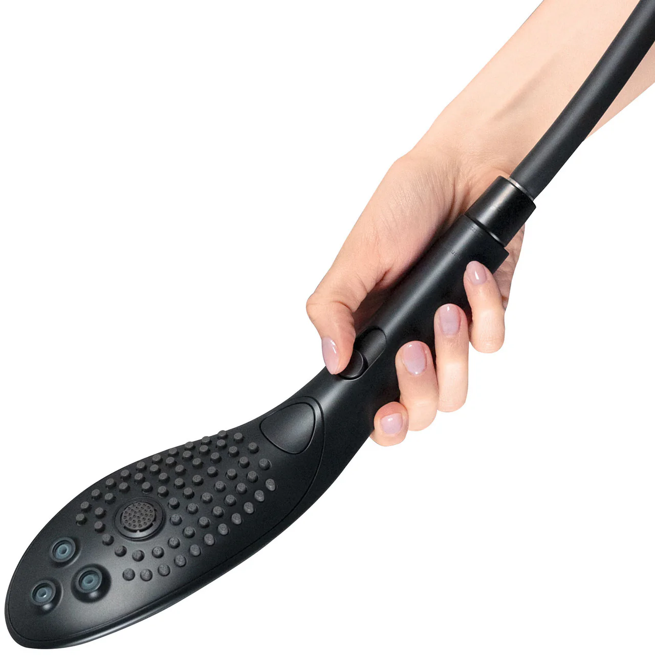 Womanizer Wave Shower Head & Water Massage Clitoral Stimulator - Black - Image 2