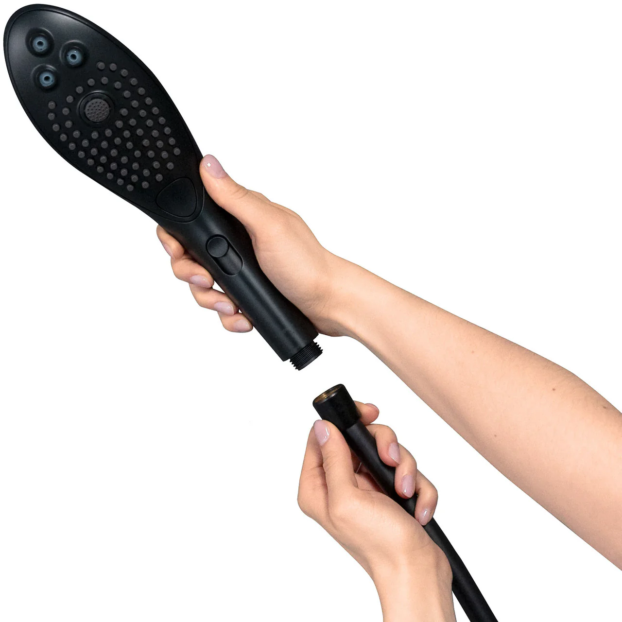 Womanizer Wave Shower Head & Water Massage Clitoral Stimulator - Black - Image 7