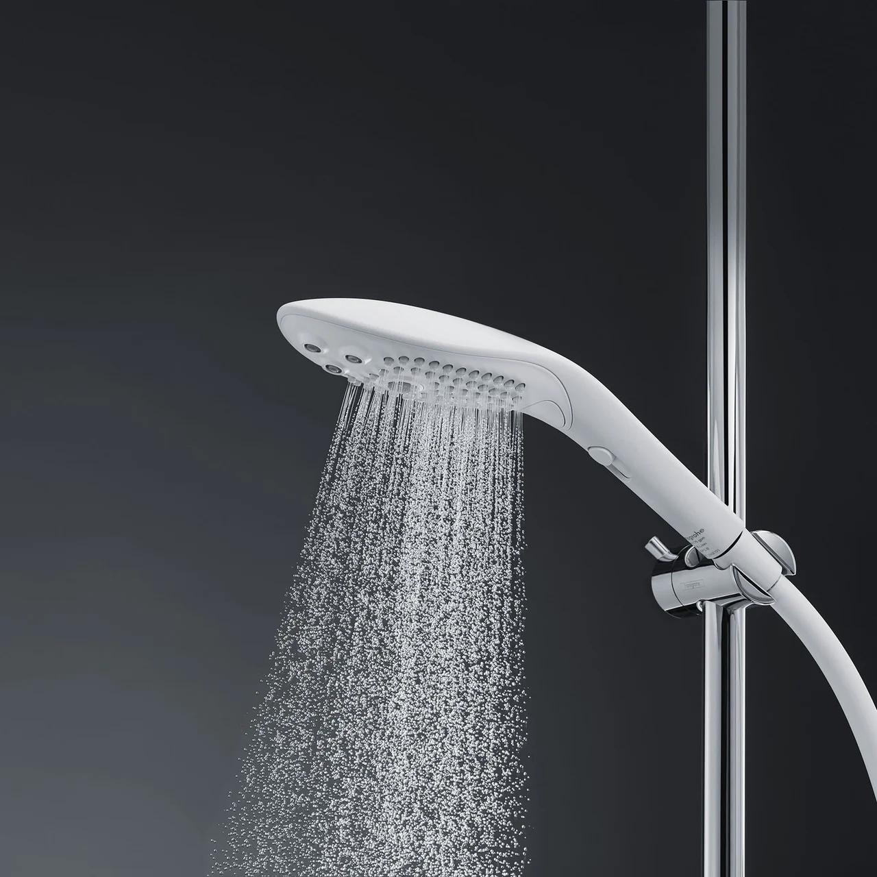 Womanizer Wave Shower Head & Water Massage Clitoral Stimulator - White - Image 14