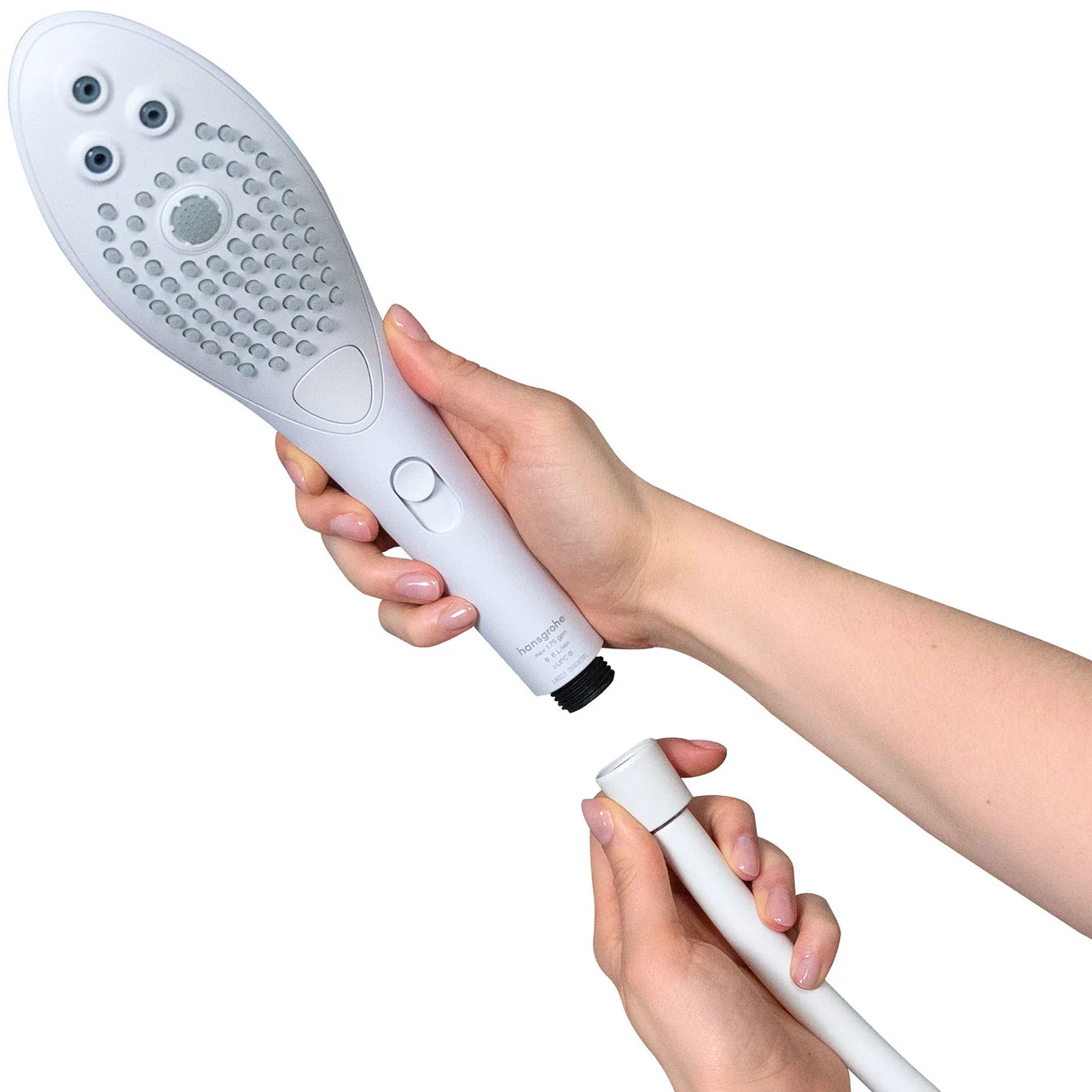 Womanizer Wave Shower Head & Water Massage Clitoral Stimulator - White - Image 7