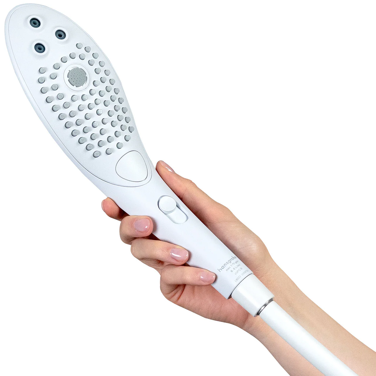 Womanizer Wave Shower Head & Water Massage Clitoral Stimulator - White - Image 9