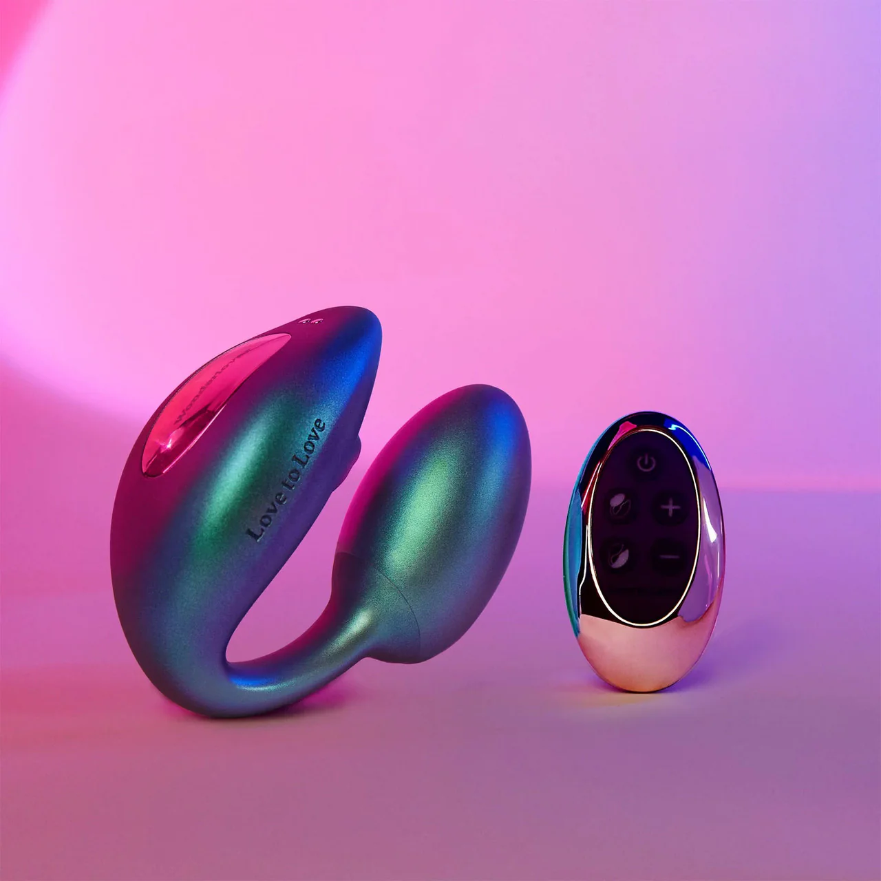 Wonderlover Air Pulse Clitoral Stimulator & Vibrating G-Spot Egg By Love To Love - Iridescent Turquoise - Image 8