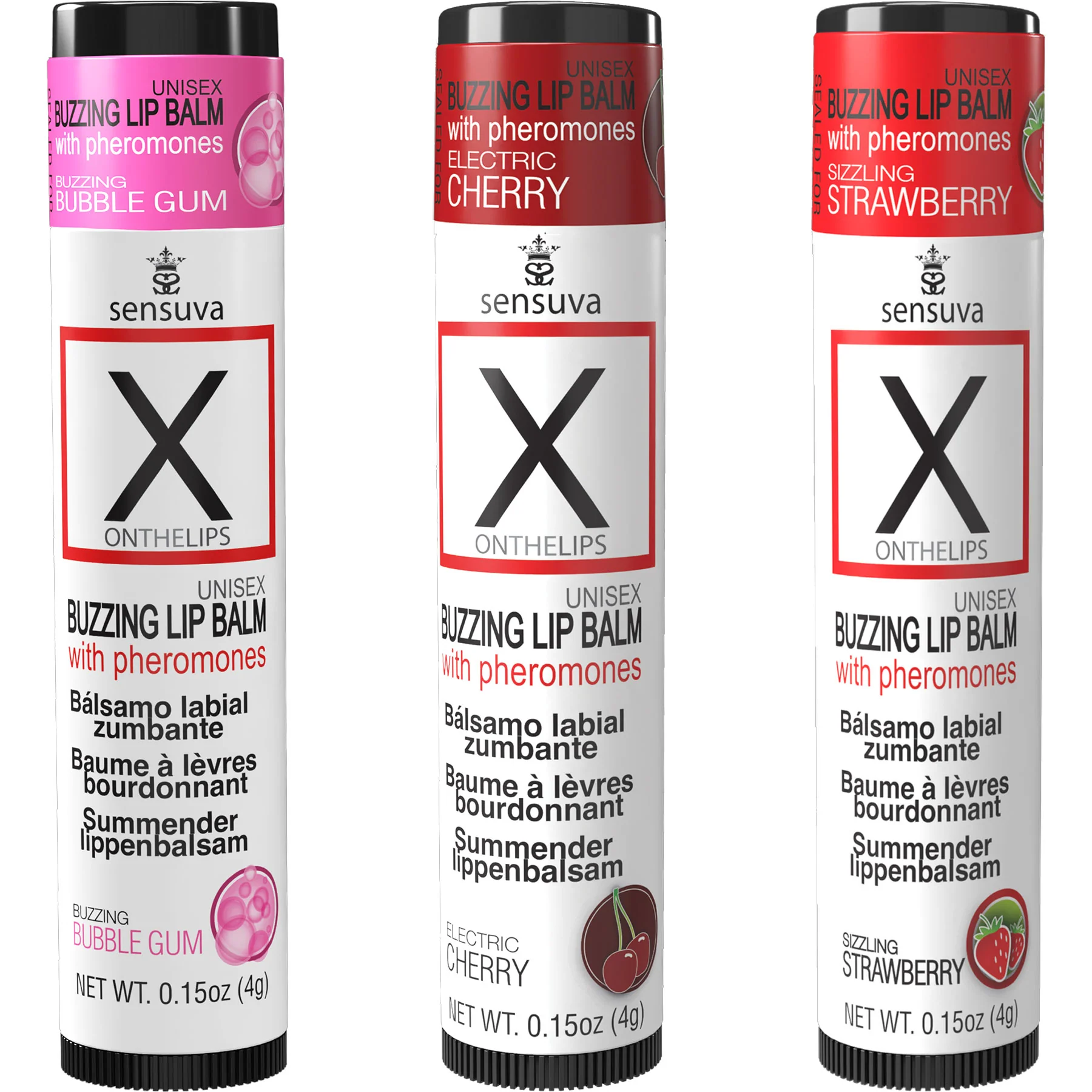 X On The Lips Buzzing Lip Balm With Pheromones By Sensuva 0.15 oz - Image 11