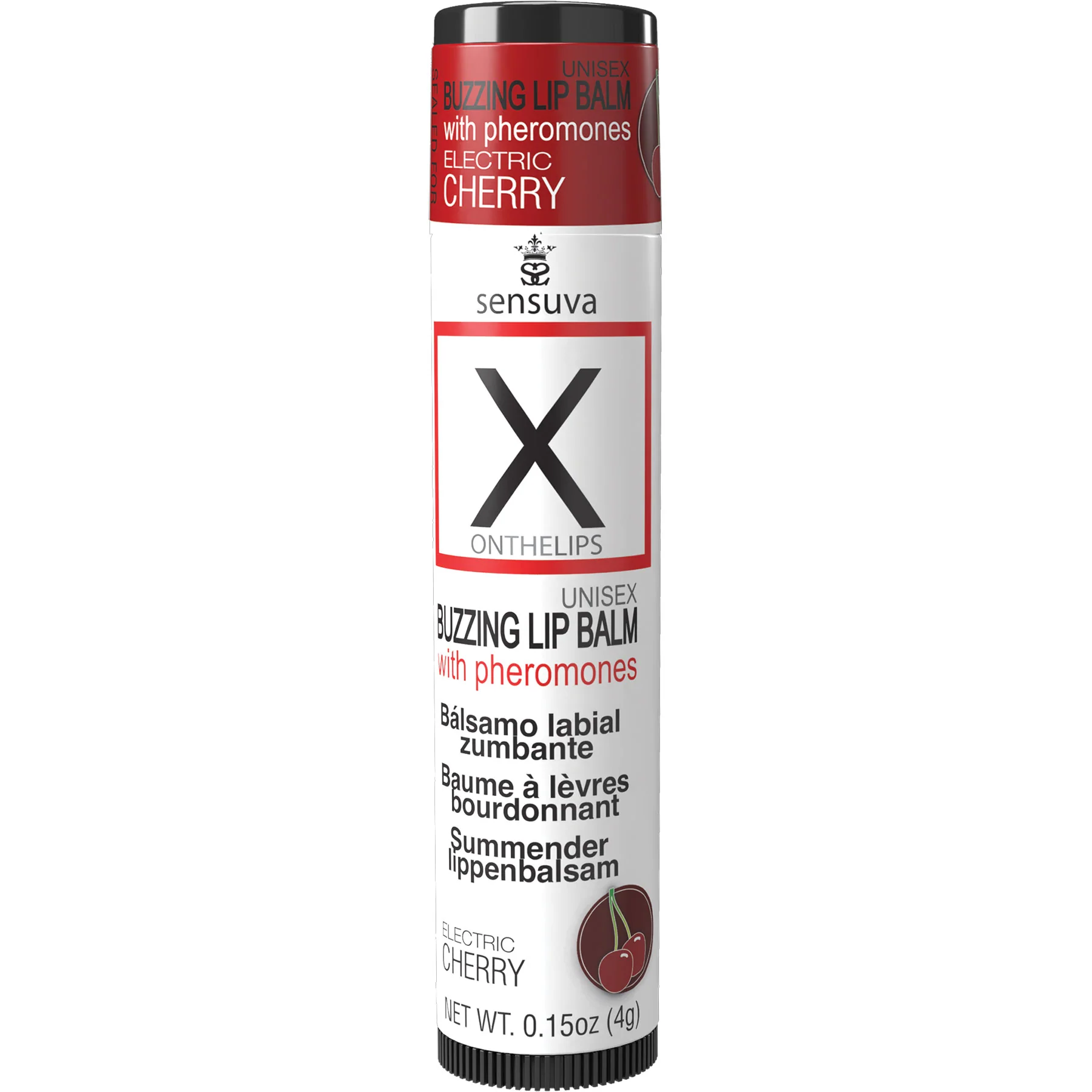 X On The Lips Buzzing Lip Balm With Pheromones By Sensuva 0.15 oz - Image 8