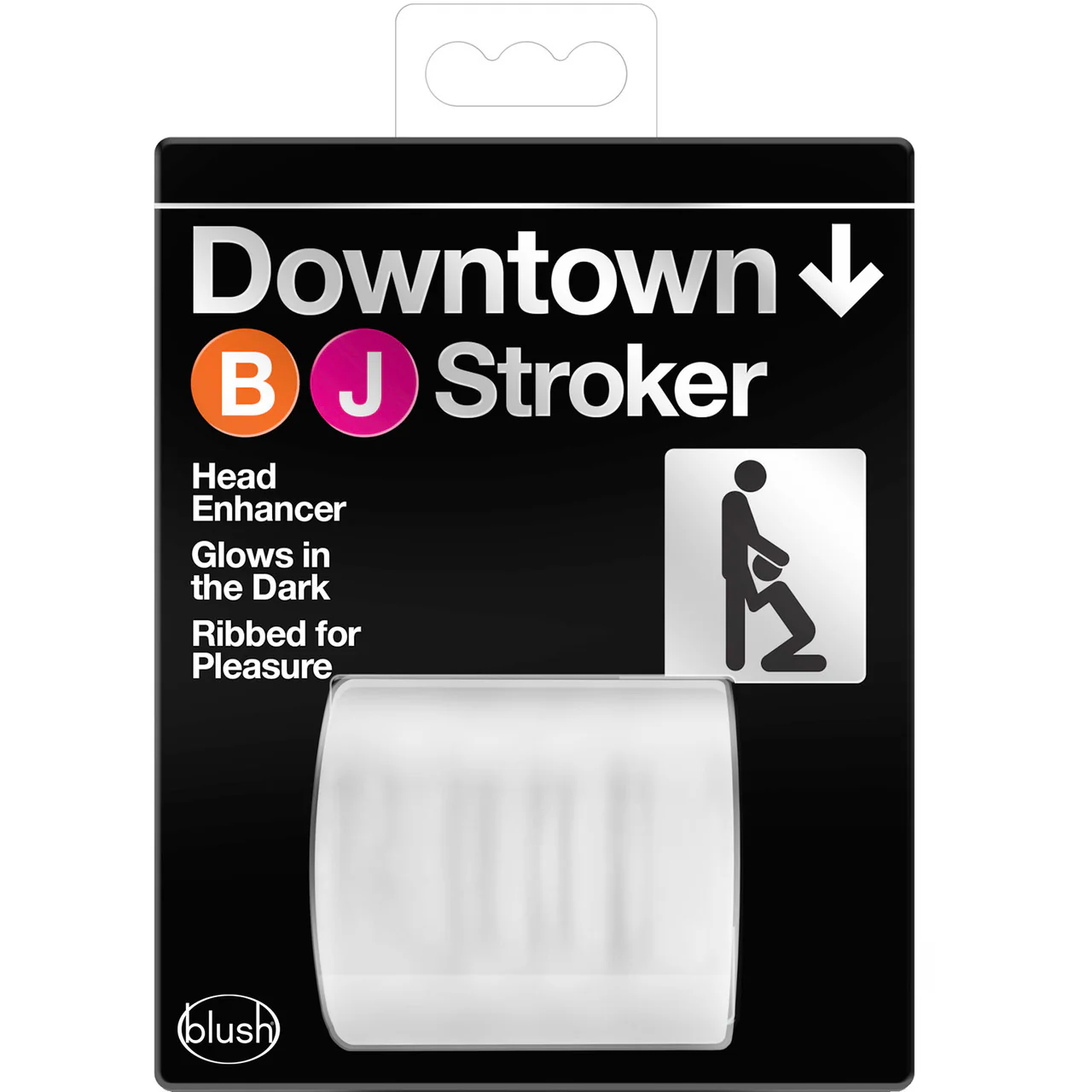 X5 Men Downtown BJ Stroker Glow In The Dark Blowjob Enhancer By Blush - Image 3