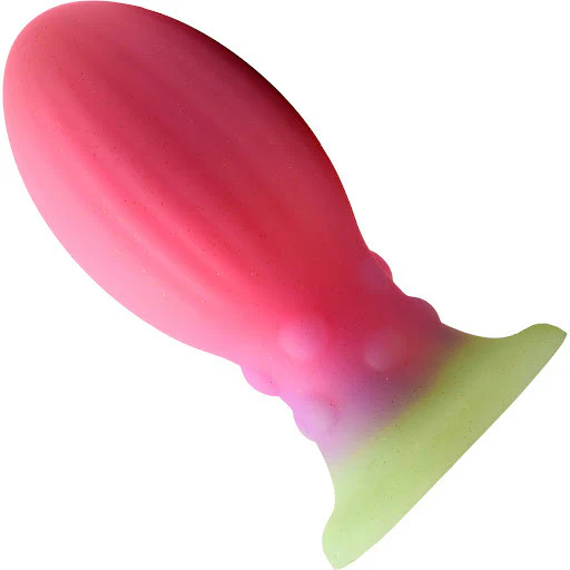Xeno Egg Glow In The Dark Silicone Egg 5.25" Silicone Suction Cup Dildo By Creature Cocks - Large - Image 3