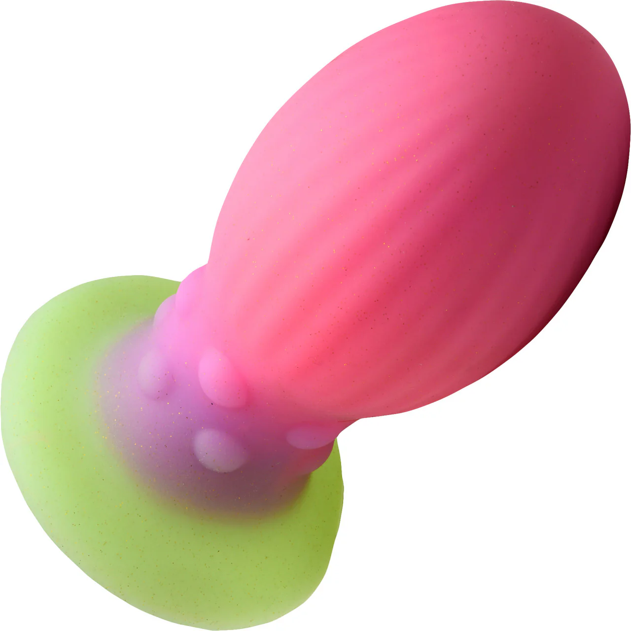 Xeno Egg Glow In The Dark Silicone Egg 6.9" Silicone Suction Cup Dildo By Creature Cocks - XL - Image 5